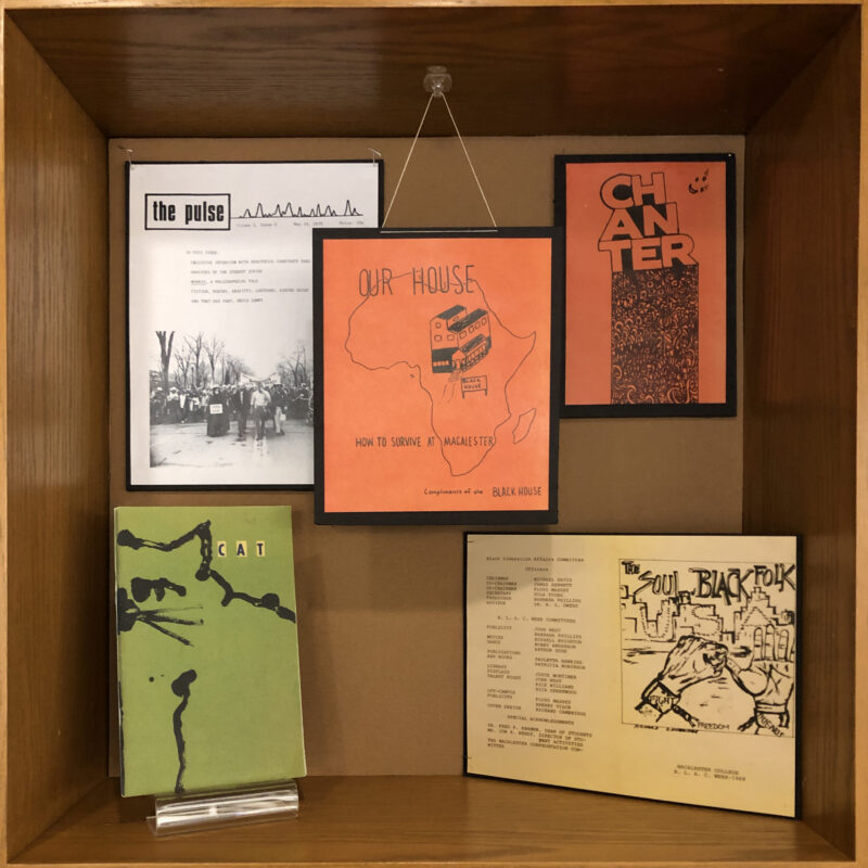 Class of 1970 archives exhibit case 9 publications